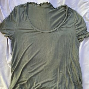 Army green shirt- soft material, never worn!